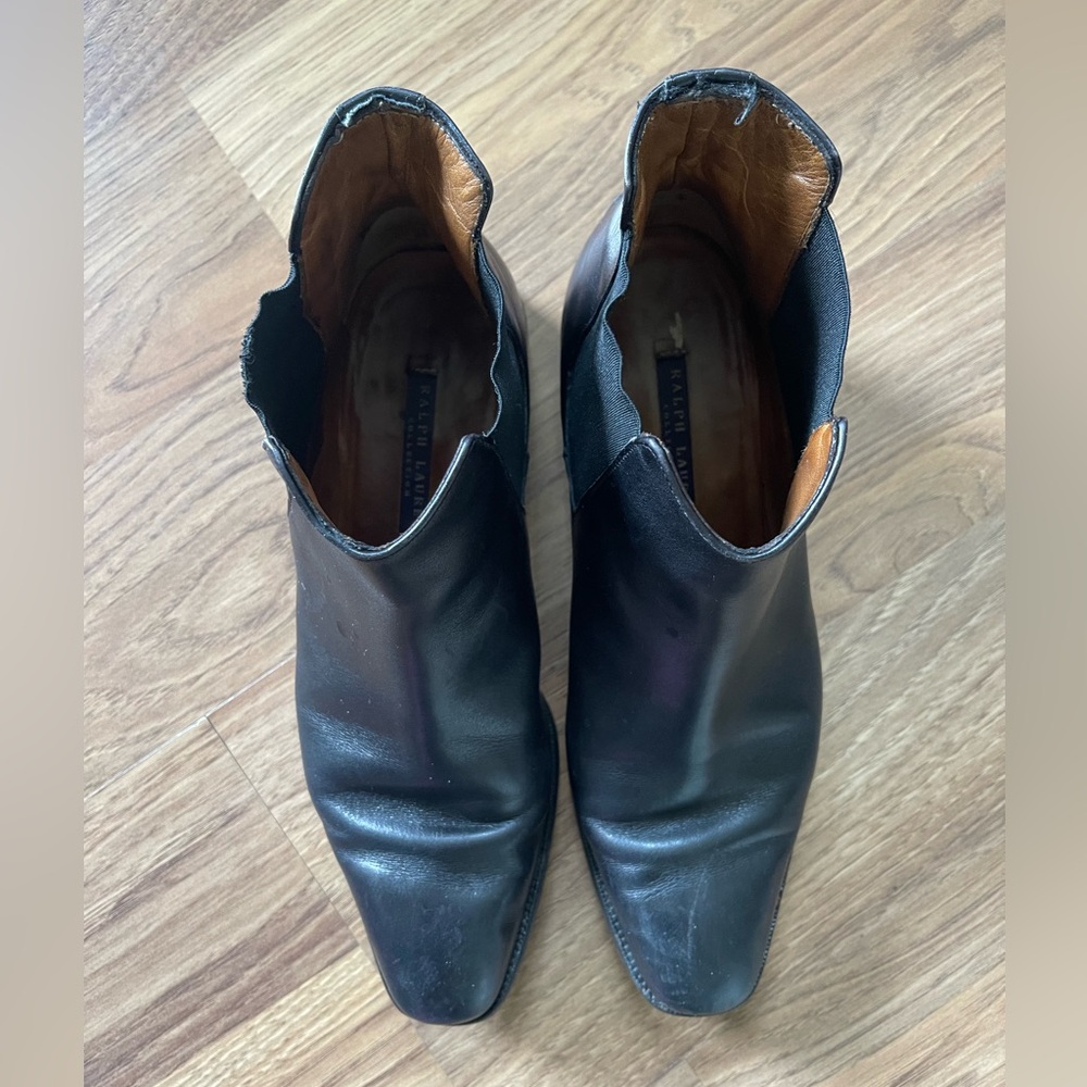 Women’s Ralph Lauren black leather boots